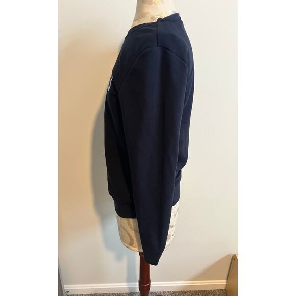 Adidas Navy Crewneck Sweatshirt Small - Picture 3 of 7